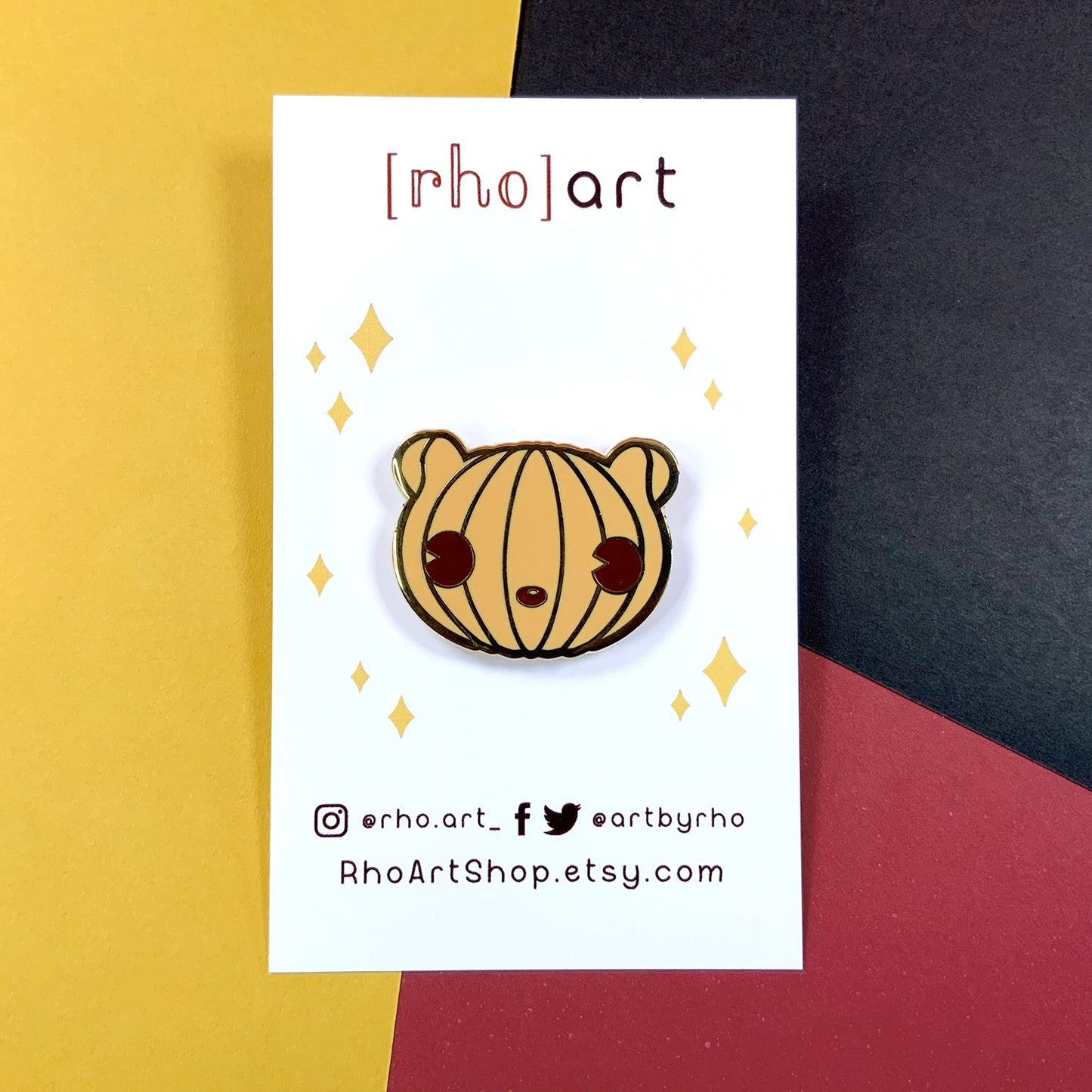 Pumpkin Bear Pin