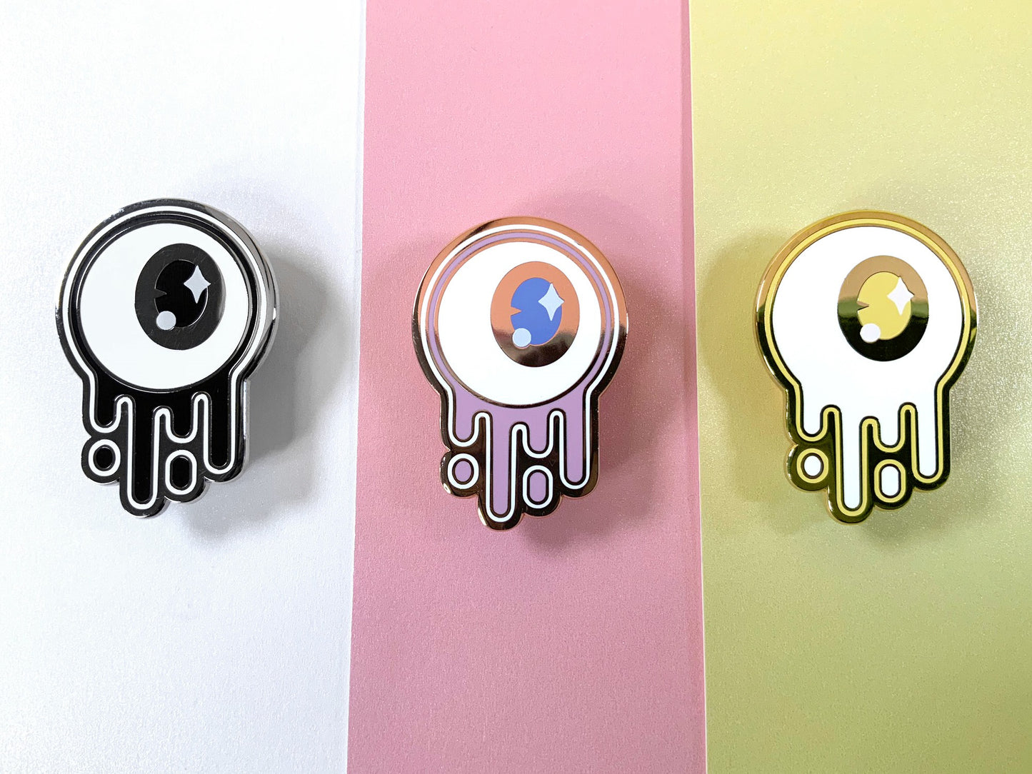 Melty Eyeball Pin