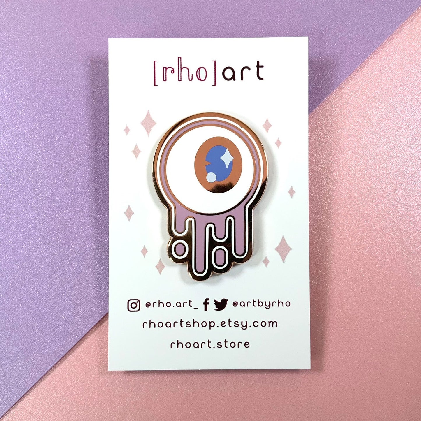 Melty Eyeball Pin