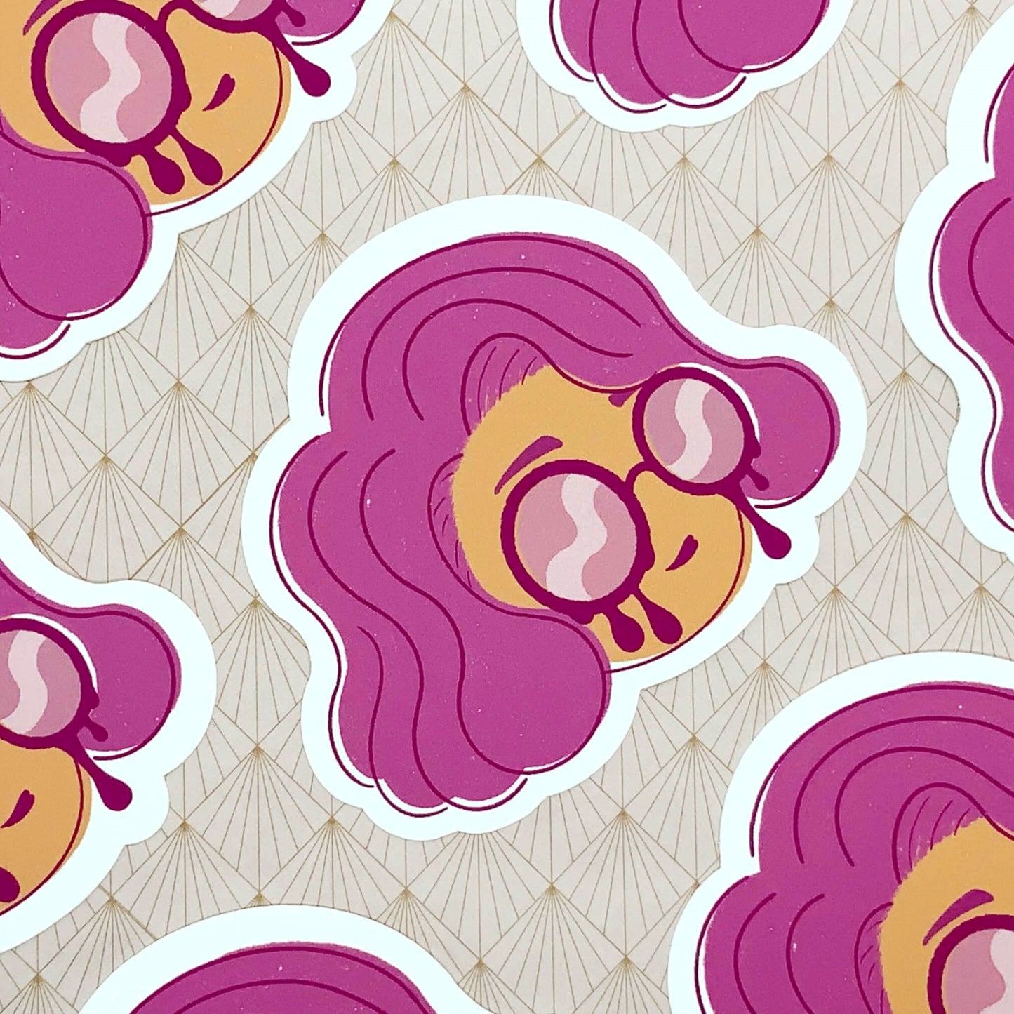 Melty Sunglasses Sticker (Pop Art Version)