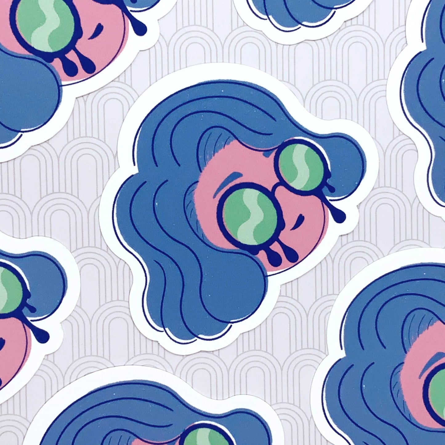 Melty Sunglasses Sticker (Pop Art Version)