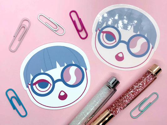 Bowl Cut Sticker