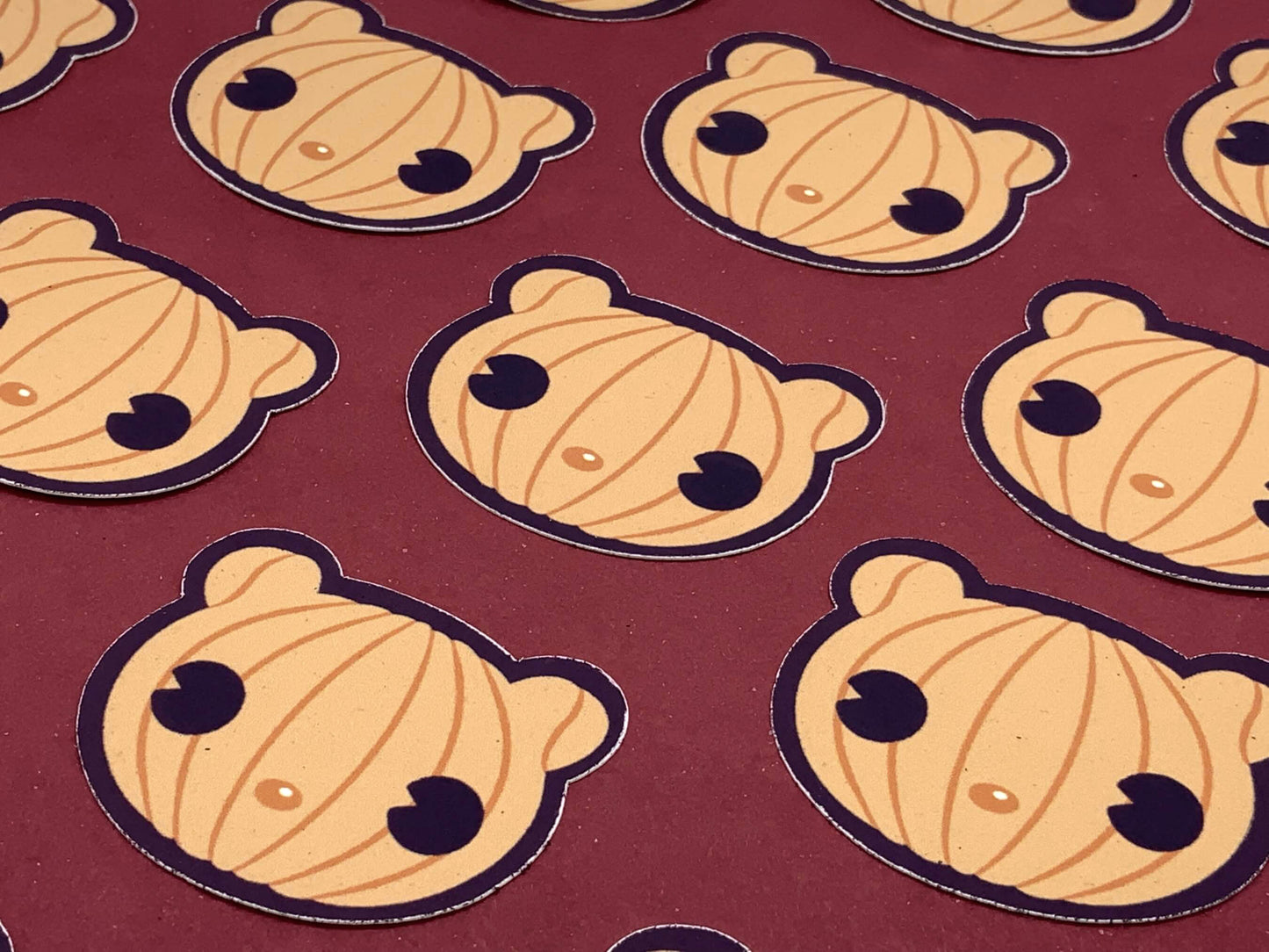 Pumpkin Bear Sticker
