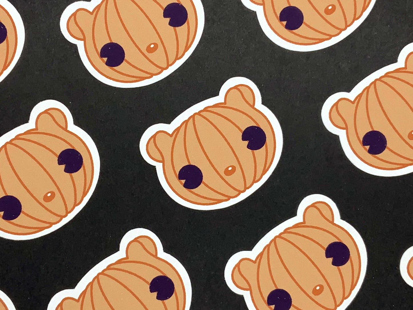 Pumpkin Bear Sticker